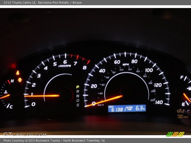 Barcelona Red Metallic / Bisque 2010 Toyota Camry LE