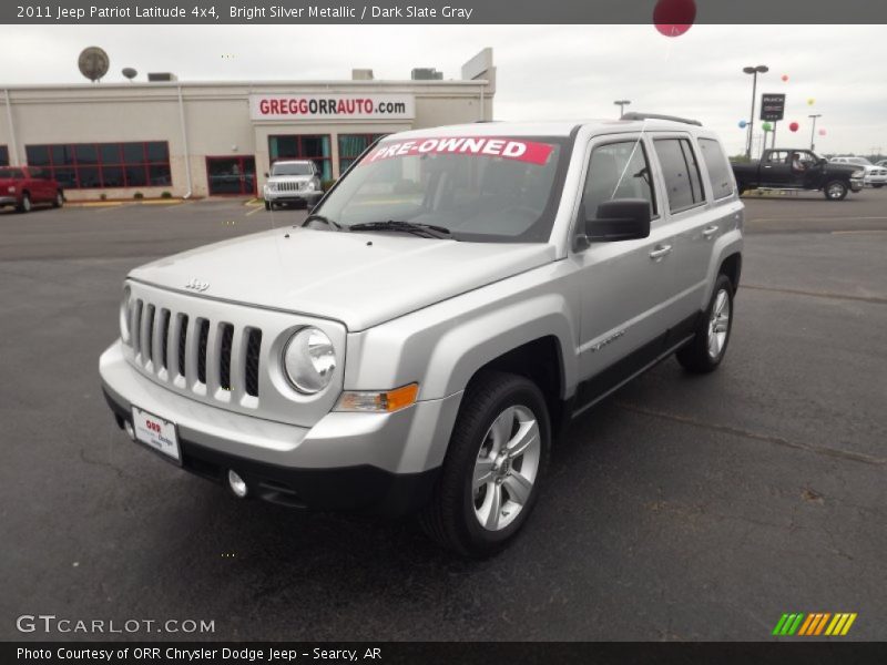 Bright Silver Metallic / Dark Slate Gray 2011 Jeep Patriot Latitude 4x4