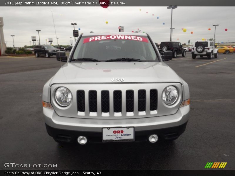 Bright Silver Metallic / Dark Slate Gray 2011 Jeep Patriot Latitude 4x4