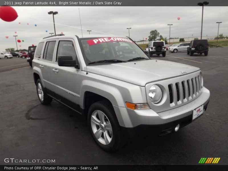 Bright Silver Metallic / Dark Slate Gray 2011 Jeep Patriot Latitude 4x4
