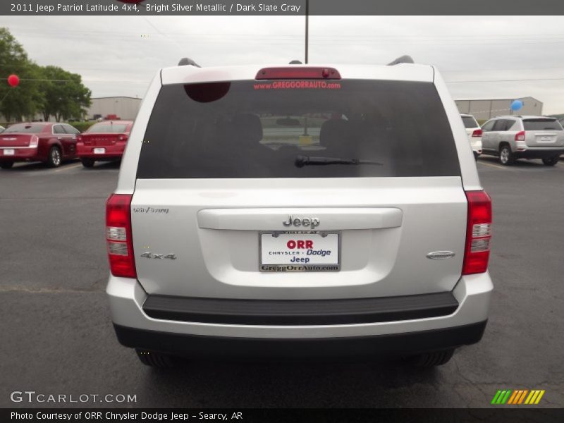 Bright Silver Metallic / Dark Slate Gray 2011 Jeep Patriot Latitude 4x4