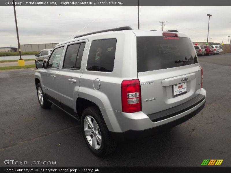 Bright Silver Metallic / Dark Slate Gray 2011 Jeep Patriot Latitude 4x4
