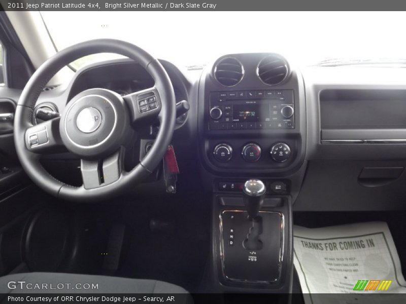 Bright Silver Metallic / Dark Slate Gray 2011 Jeep Patriot Latitude 4x4