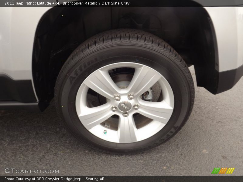 Bright Silver Metallic / Dark Slate Gray 2011 Jeep Patriot Latitude 4x4