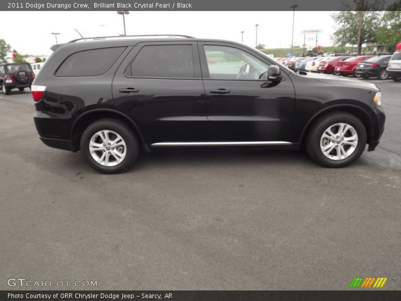 Brilliant Black Crystal Pearl / Black 2011 Dodge Durango Crew
