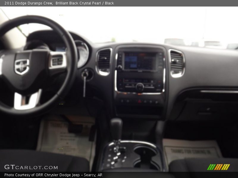 Brilliant Black Crystal Pearl / Black 2011 Dodge Durango Crew