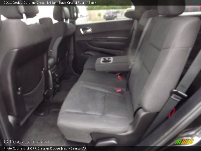 Brilliant Black Crystal Pearl / Black 2011 Dodge Durango Crew