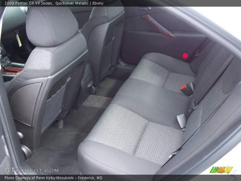 Quicksilver Metallic / Ebony 2009 Pontiac G6 V6 Sedan