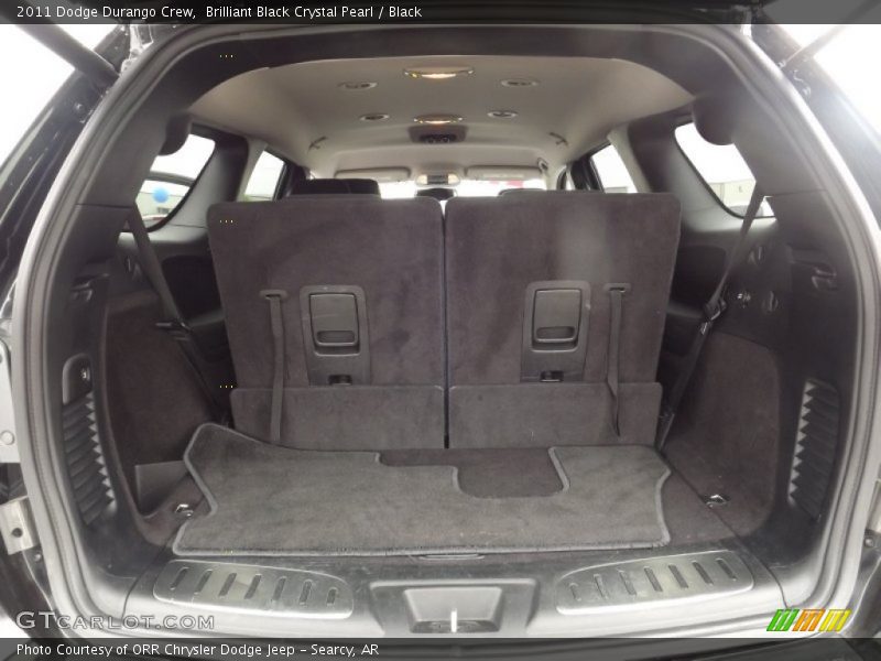 Brilliant Black Crystal Pearl / Black 2011 Dodge Durango Crew