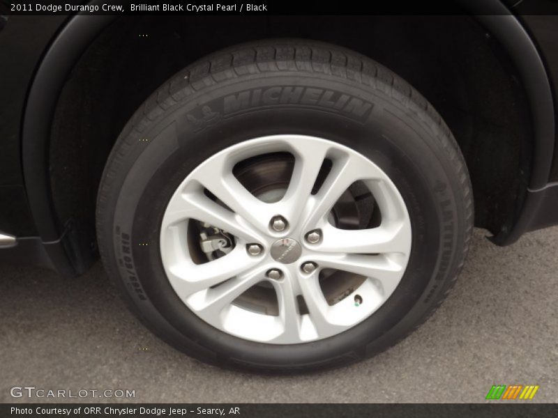 Brilliant Black Crystal Pearl / Black 2011 Dodge Durango Crew