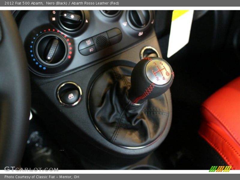  2012 500 Abarth 5 Speed Manual Shifter