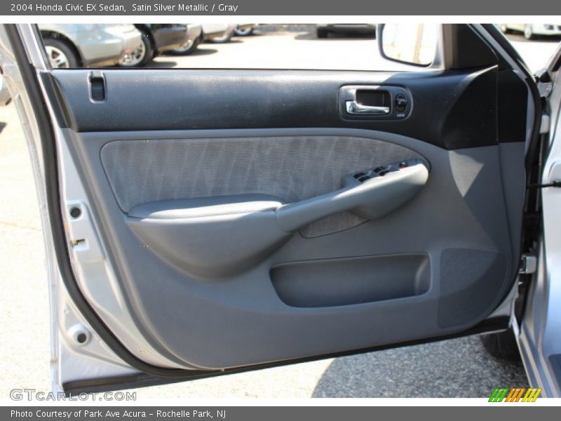 Satin Silver Metallic / Gray 2004 Honda Civic EX Sedan