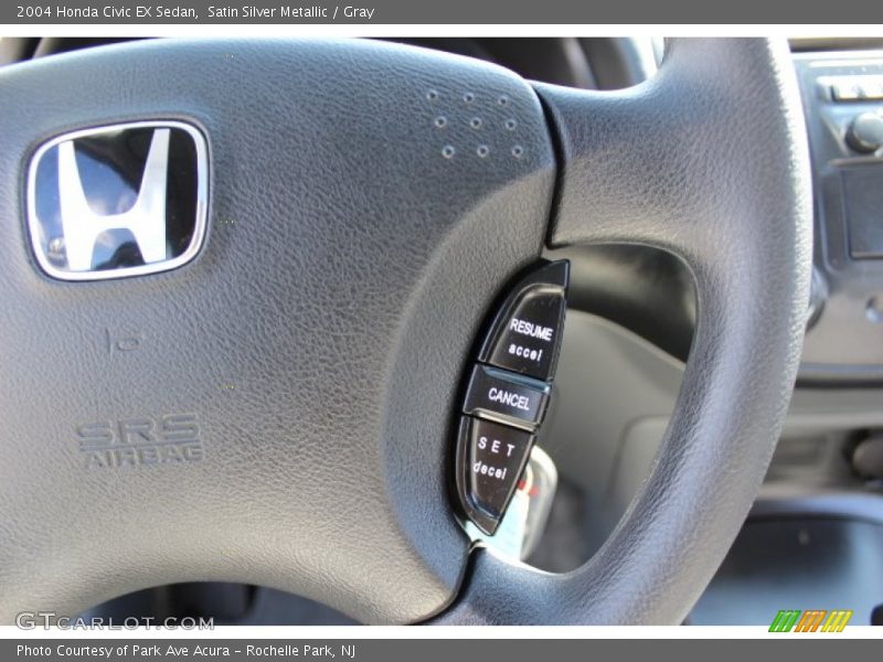 Satin Silver Metallic / Gray 2004 Honda Civic EX Sedan
