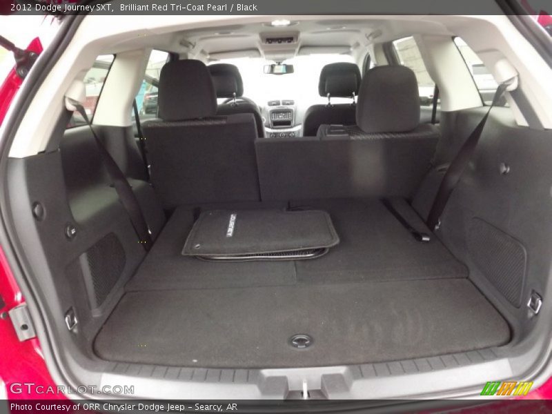 Brilliant Red Tri-Coat Pearl / Black 2012 Dodge Journey SXT