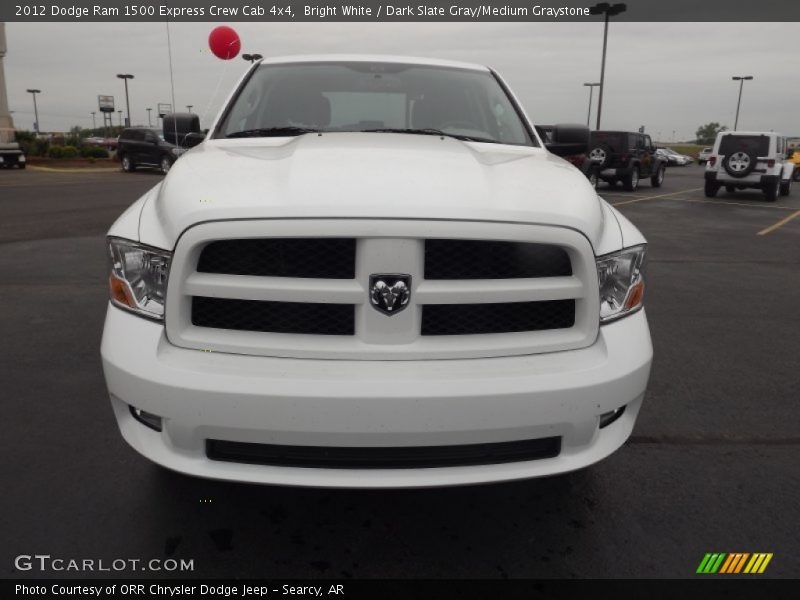 Bright White / Dark Slate Gray/Medium Graystone 2012 Dodge Ram 1500 Express Crew Cab 4x4