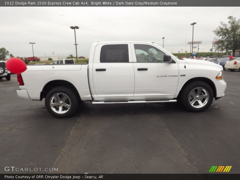 Bright White / Dark Slate Gray/Medium Graystone 2012 Dodge Ram 1500 Express Crew Cab 4x4