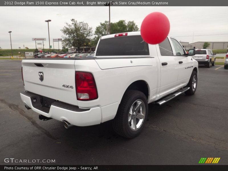 Bright White / Dark Slate Gray/Medium Graystone 2012 Dodge Ram 1500 Express Crew Cab 4x4