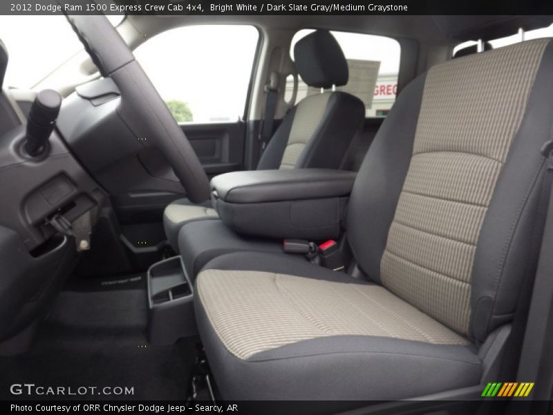 Bright White / Dark Slate Gray/Medium Graystone 2012 Dodge Ram 1500 Express Crew Cab 4x4