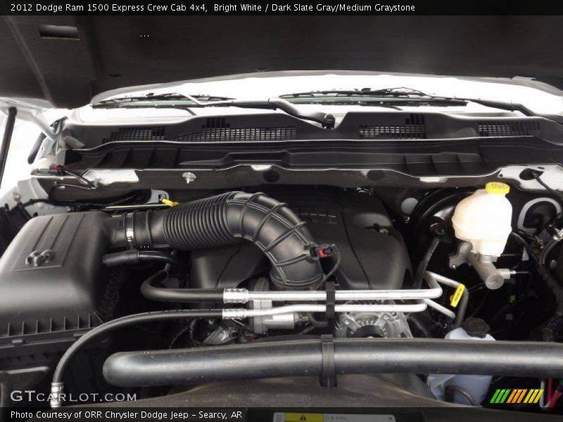 Bright White / Dark Slate Gray/Medium Graystone 2012 Dodge Ram 1500 Express Crew Cab 4x4