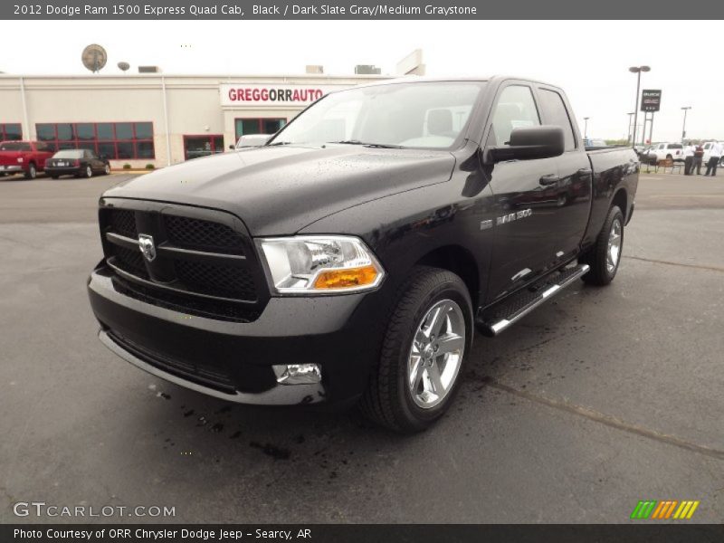 Black / Dark Slate Gray/Medium Graystone 2012 Dodge Ram 1500 Express Quad Cab