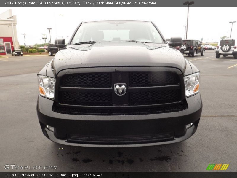 Black / Dark Slate Gray/Medium Graystone 2012 Dodge Ram 1500 Express Quad Cab