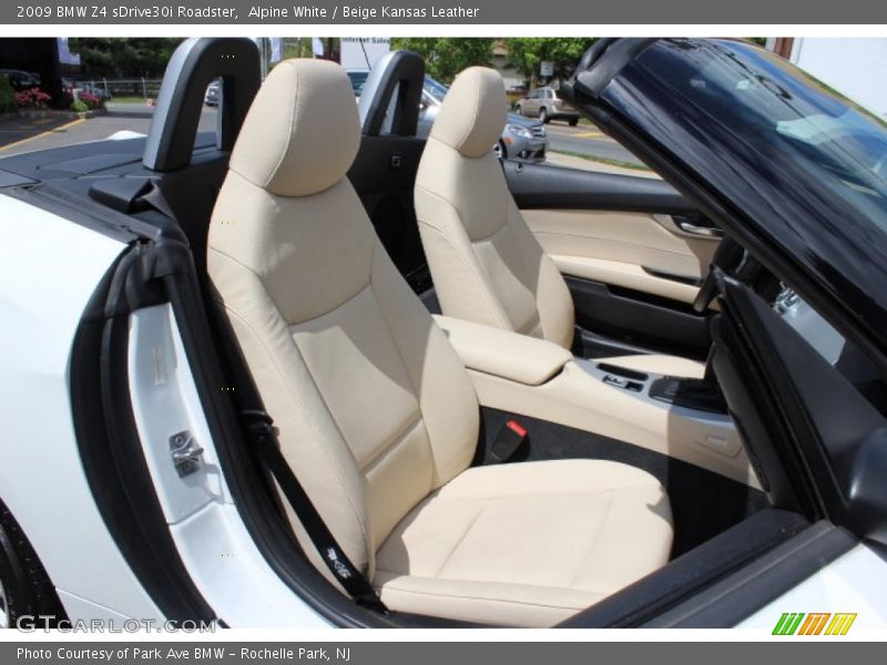 Alpine White / Beige Kansas Leather 2009 BMW Z4 sDrive30i Roadster