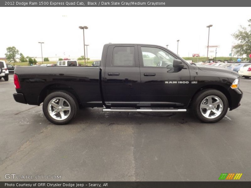 Black / Dark Slate Gray/Medium Graystone 2012 Dodge Ram 1500 Express Quad Cab