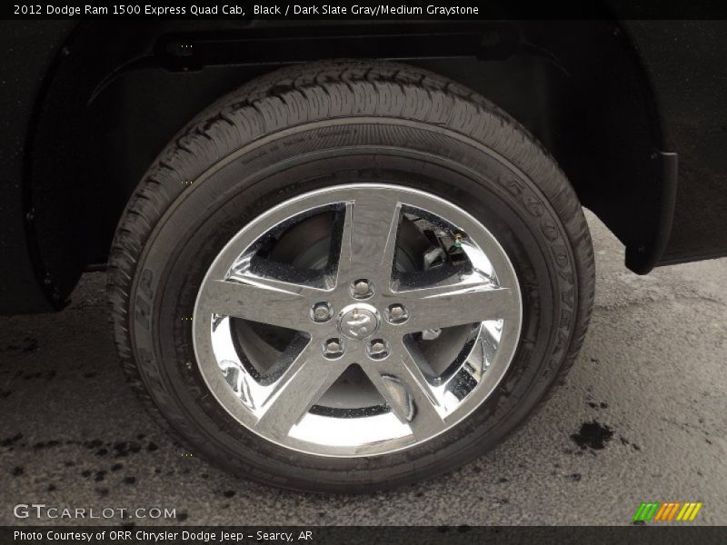 Black / Dark Slate Gray/Medium Graystone 2012 Dodge Ram 1500 Express Quad Cab