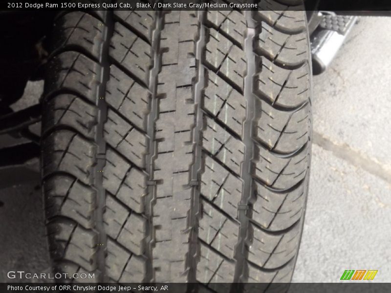 Black / Dark Slate Gray/Medium Graystone 2012 Dodge Ram 1500 Express Quad Cab