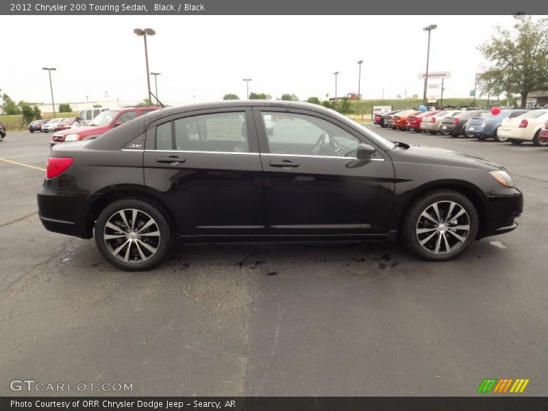 Black / Black 2012 Chrysler 200 Touring Sedan