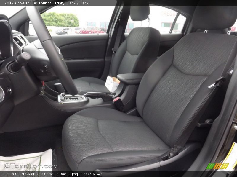 Black / Black 2012 Chrysler 200 Touring Sedan