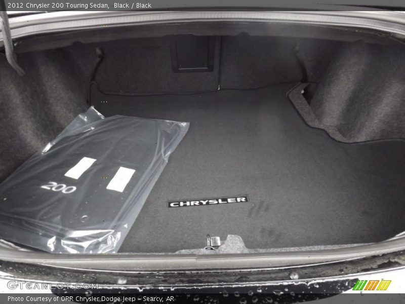 Black / Black 2012 Chrysler 200 Touring Sedan