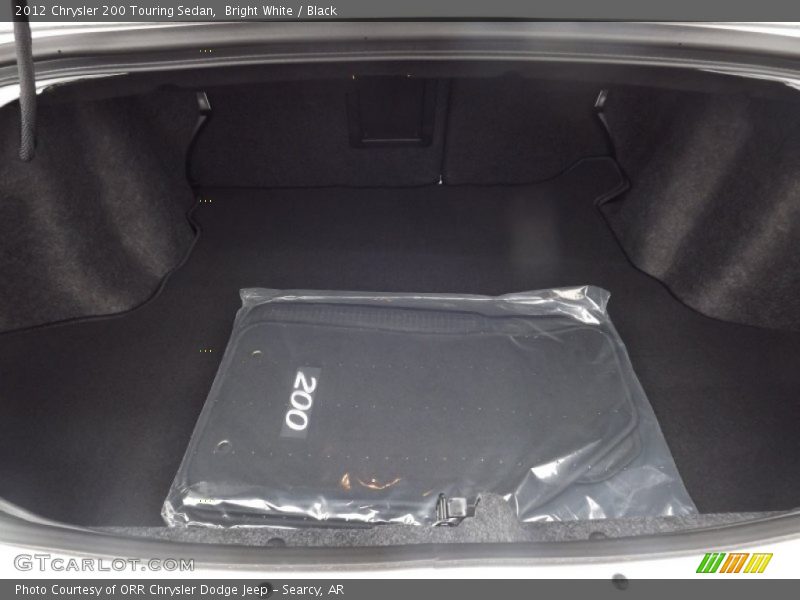 Bright White / Black 2012 Chrysler 200 Touring Sedan
