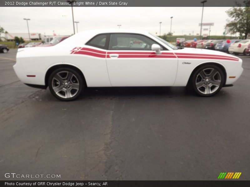 Bright White / Dark Slate Gray 2012 Dodge Challenger R/T Classic