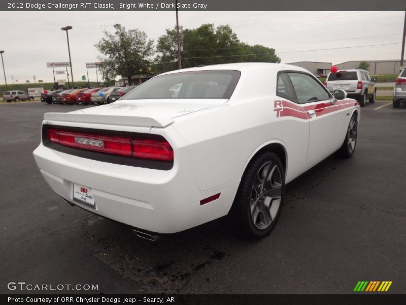 Bright White / Dark Slate Gray 2012 Dodge Challenger R/T Classic
