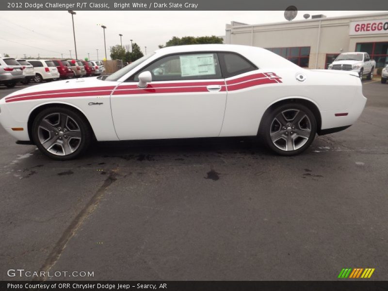 Bright White / Dark Slate Gray 2012 Dodge Challenger R/T Classic