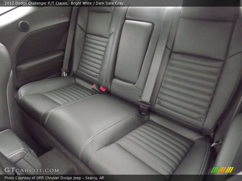 Bright White / Dark Slate Gray 2012 Dodge Challenger R/T Classic
