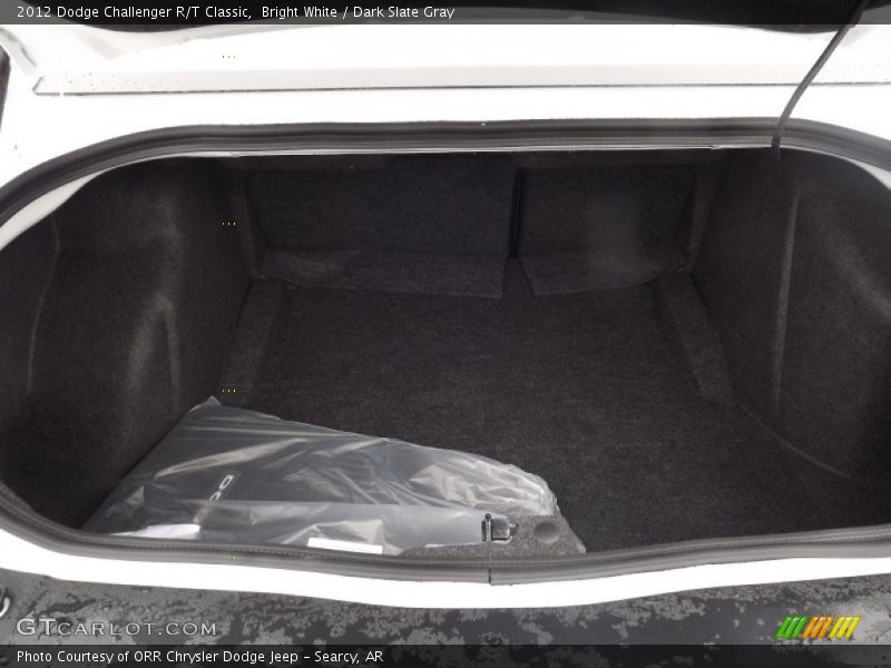 Bright White / Dark Slate Gray 2012 Dodge Challenger R/T Classic