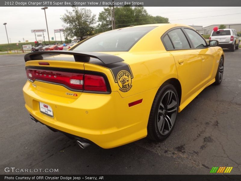 Stinger Yellow / Black/Super Bee Stripes 2012 Dodge Charger SRT8 Super Bee