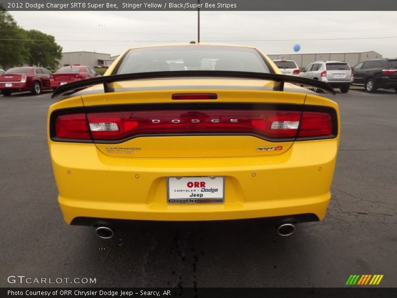 Stinger Yellow / Black/Super Bee Stripes 2012 Dodge Charger SRT8 Super Bee