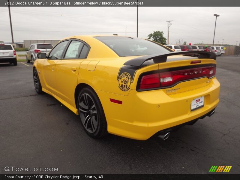 Stinger Yellow / Black/Super Bee Stripes 2012 Dodge Charger SRT8 Super Bee