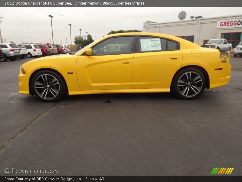 Stinger Yellow / Black/Super Bee Stripes 2012 Dodge Charger SRT8 Super Bee