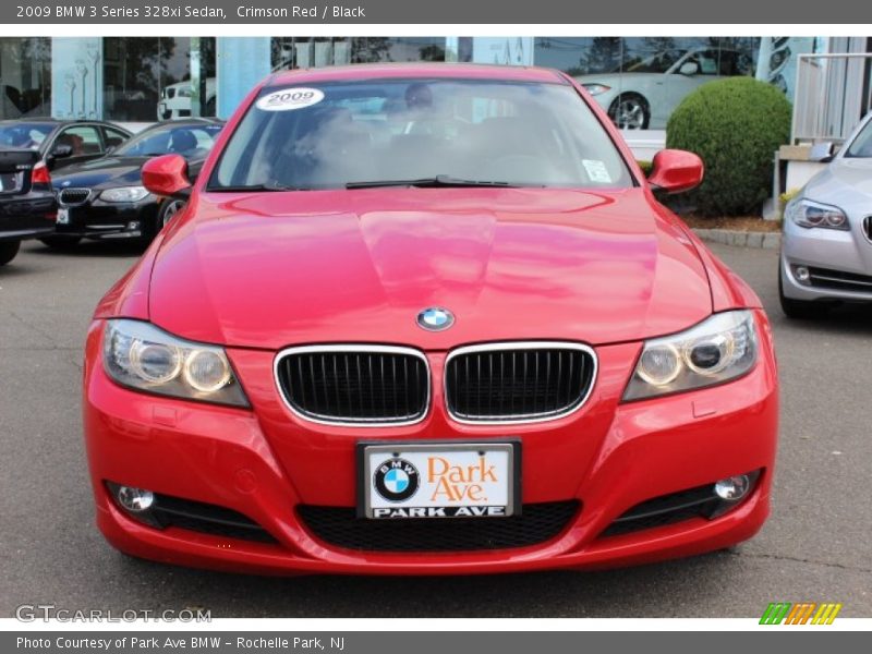 Crimson Red / Black 2009 BMW 3 Series 328xi Sedan
