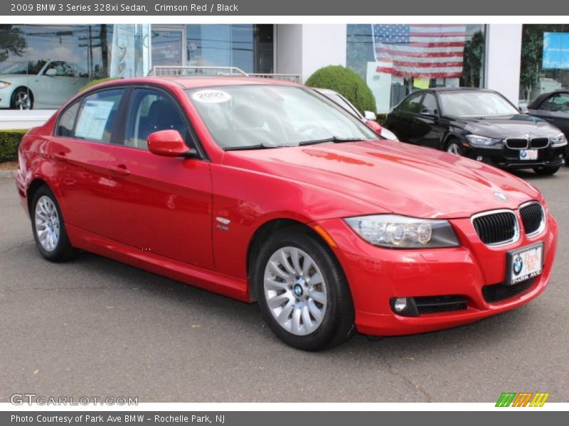 Crimson Red / Black 2009 BMW 3 Series 328xi Sedan