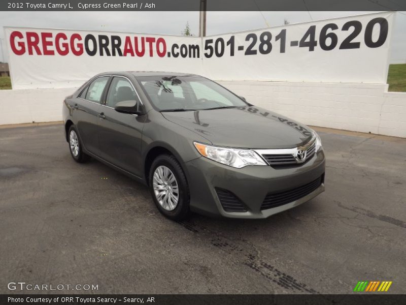 Cypress Green Pearl / Ash 2012 Toyota Camry L