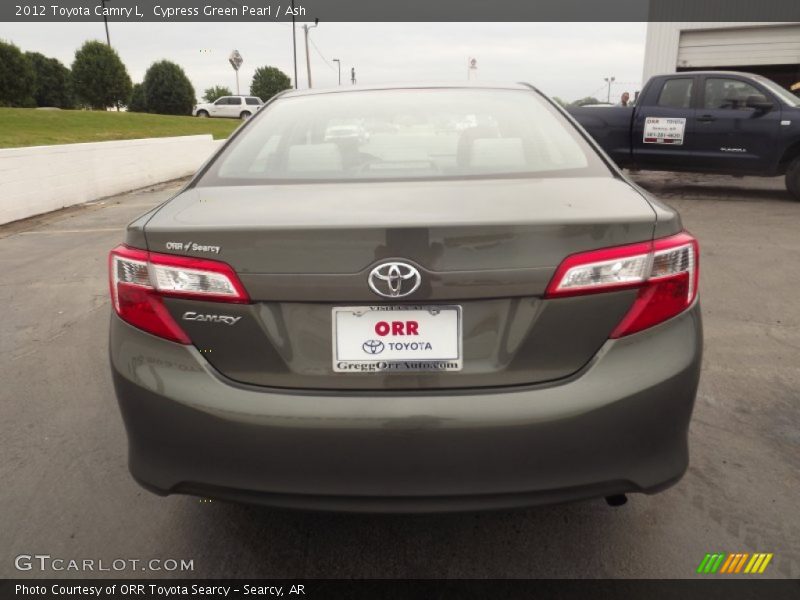 Cypress Green Pearl / Ash 2012 Toyota Camry L