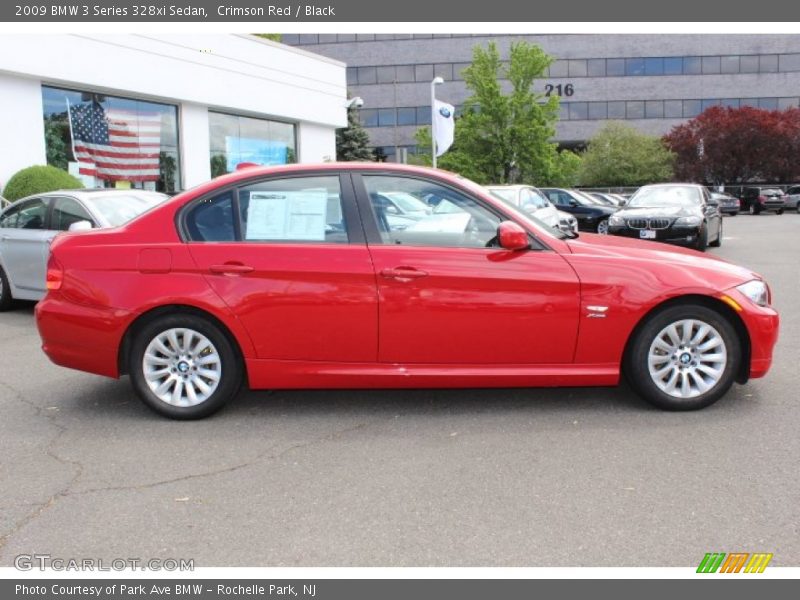 Crimson Red / Black 2009 BMW 3 Series 328xi Sedan