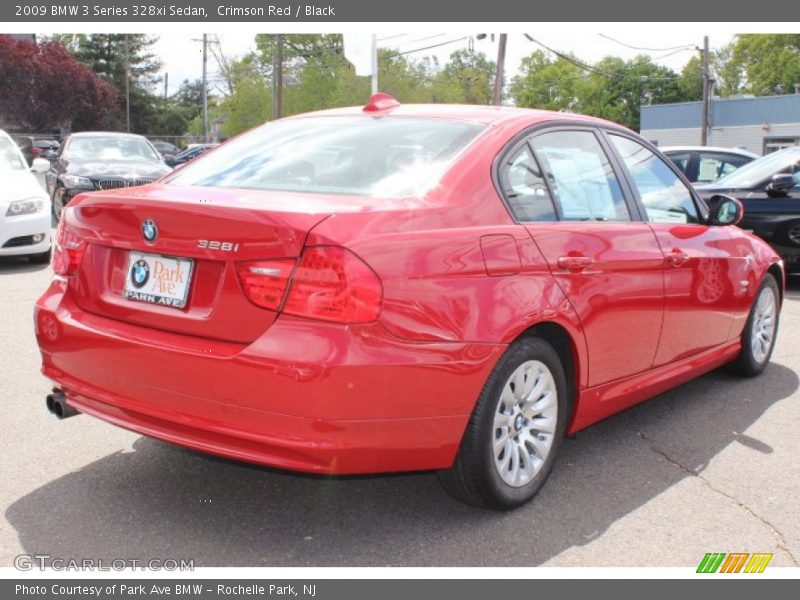 Crimson Red / Black 2009 BMW 3 Series 328xi Sedan
