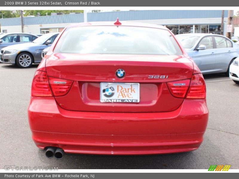 Crimson Red / Black 2009 BMW 3 Series 328xi Sedan