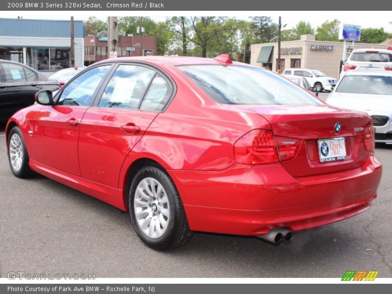 Crimson Red / Black 2009 BMW 3 Series 328xi Sedan